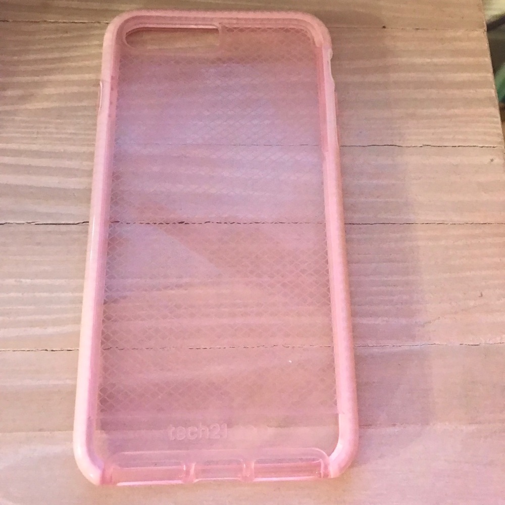Tech21 Clear Pink iPhone 7 Plus Case